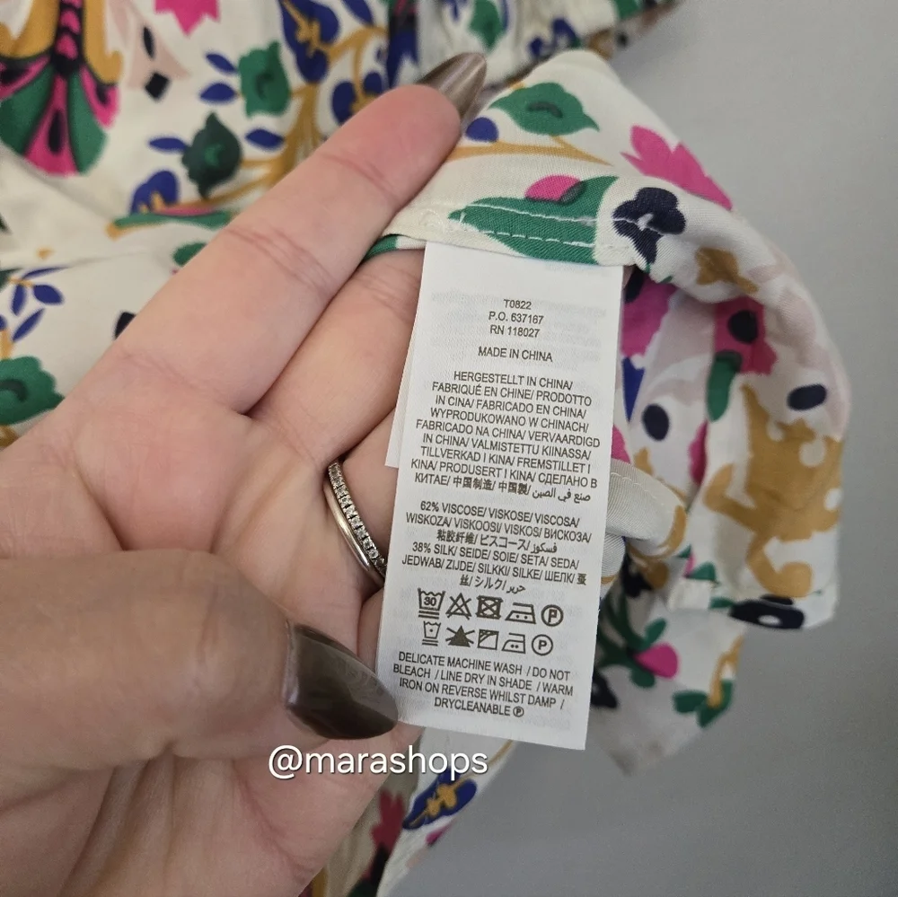 Boden Adriana Puff Sleeve Top